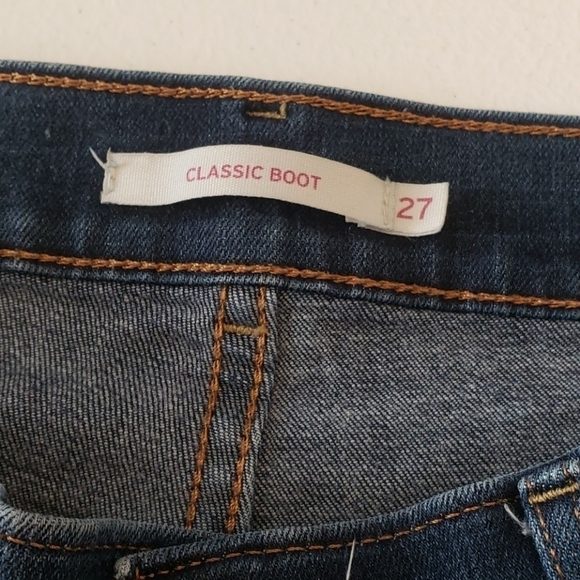 Levi's Classic Boot Mediun Wash Size 27 - Picture 3 of 9